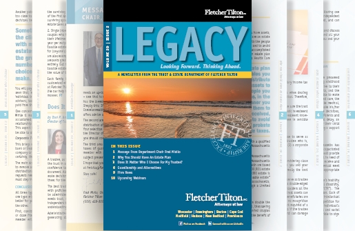Legacy Newsletter - Volume 20 Issue 2