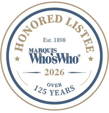 Honored Listee. Marquis Who's Who 2026