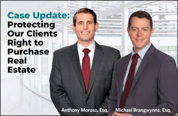Case Update with Attorneys Tony Moroso and Mike Brangwynne