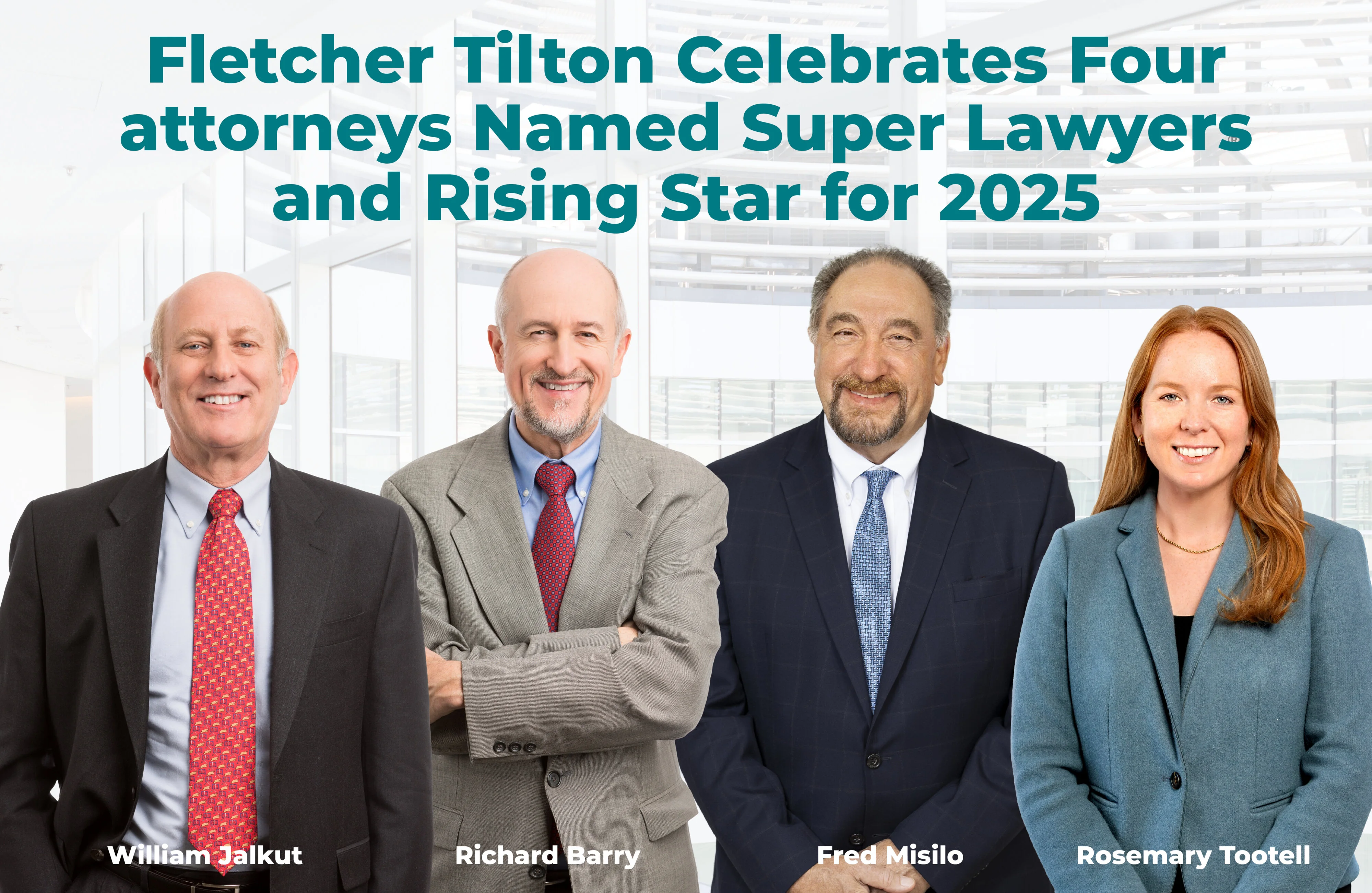 FT celebrates 4 attorneys named to the Super Lawyers list.